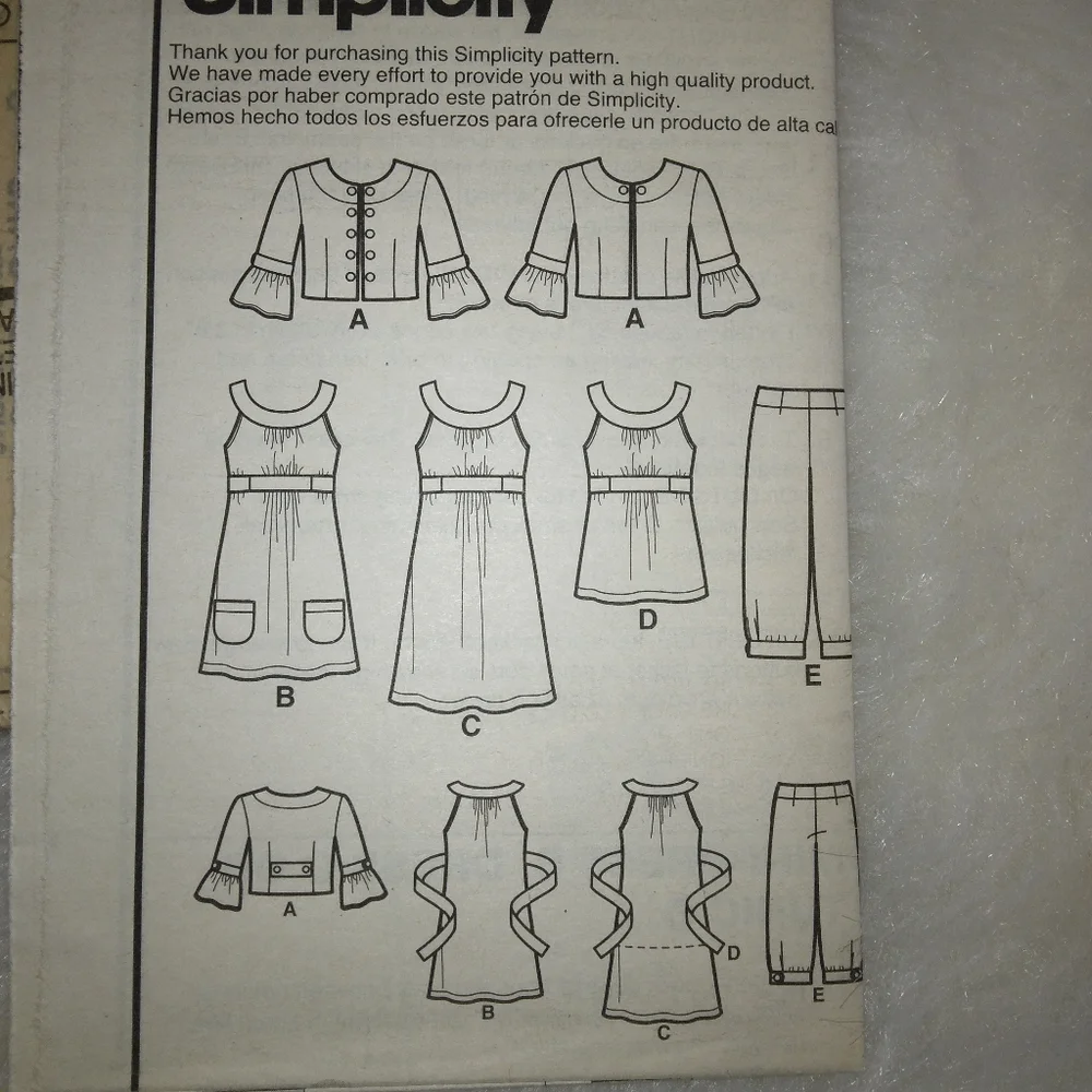 SIMPLICITY 3515 SZ 8.5-16.5 Hanna Montana Girl's plus crop pants dress  …